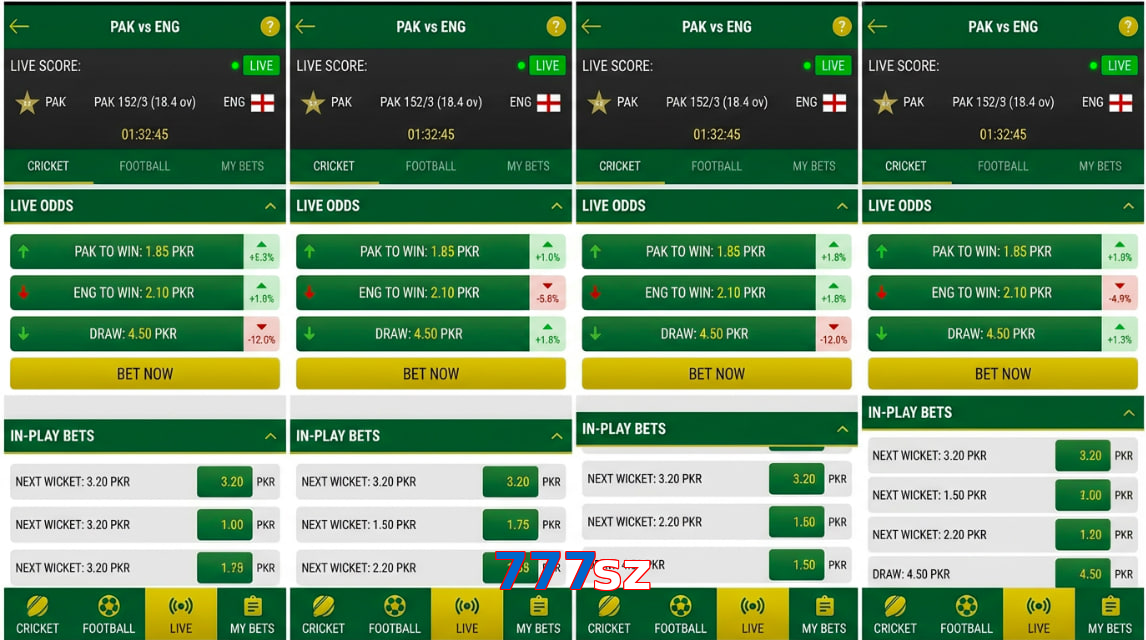 Game list for 777Sz bet section
